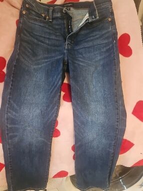 Lucky Brand Women's Straight Jeans in Dark Blue Wash